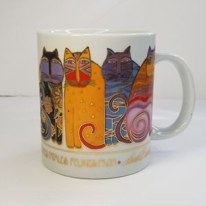 1993 Laurel Burch Artistic Mug Collection-Feline Family Portrait